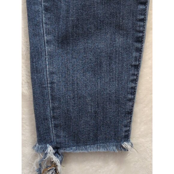 Judy Blue Distressed Jeans Womens 11 30 Skinny Fit Grunge Edgy Capsule - Picture 5 of 12
